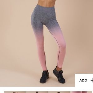 ISO!!!!!! Gymshark Ombré grey and coral leggings